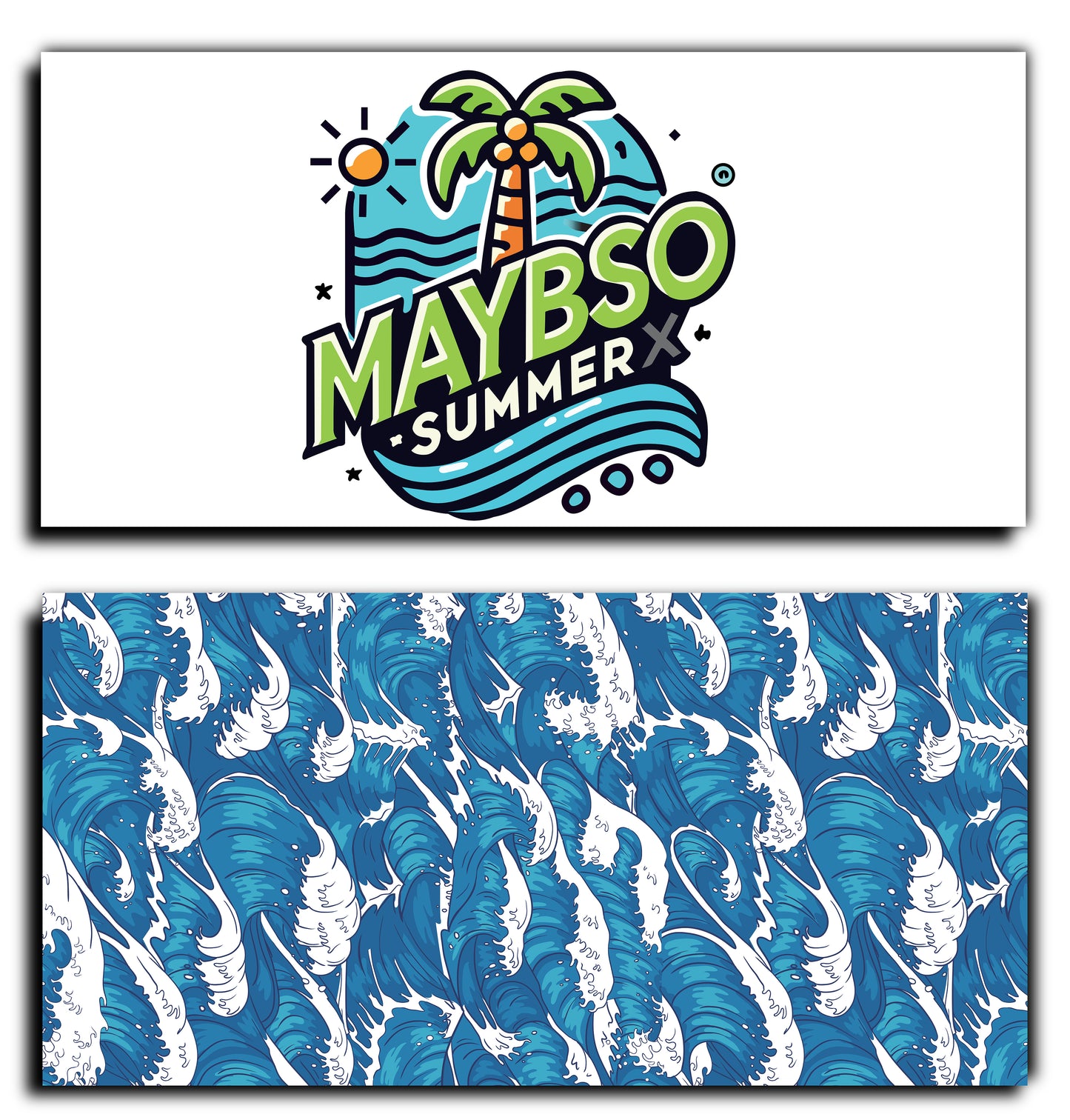 Limited Edition MaybSo x Summer Beach Towel - Shonan Waves Series